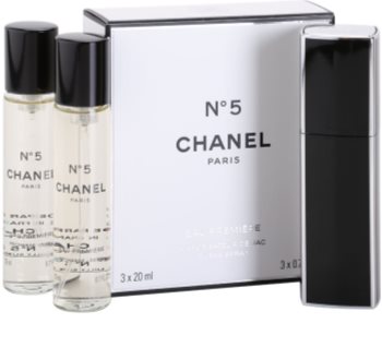 Chanel N°5 Eau Première eau de parfum pentru femei 3 x 20 ml (1x reincarcabil + 2x rezerva)