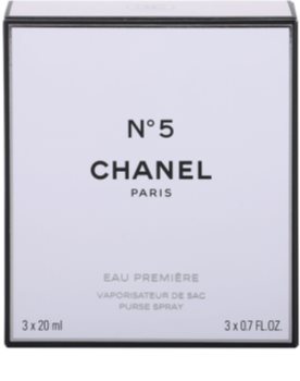 Chanel N°5 Eau Première eau de parfum pentru femei 3 x 20 ml (1x reincarcabil + 2x rezerva)