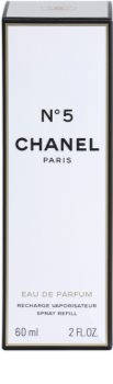 Chanel N°5 eau de parfum per donna 60 ml ricarica con diffusore