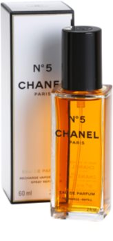 Chanel N°5 eau de parfum per donna 60 ml ricarica con diffusore