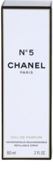 Chanel N°5 eau de parfum per donna 60 ml ricaricabile