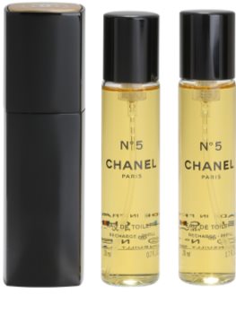 Chanel N°5 woda toaletowa dla kobiet 20 ml (1x napełnialny + 2x napełnienie)