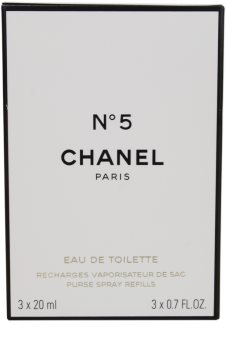 Chanel N°5 eau de toilette para mujer 3 x 20 ml formato viaje