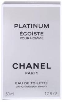 Chanel Egoiste Platinum Eau de Toilette für Herren 50 ml