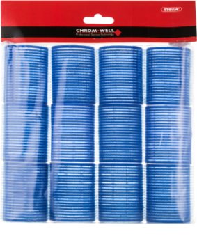 Chromwell Accessories Blue selbsthaftende Lockenwickler für das Haar