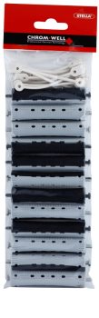 Chromwell Accessories Black/Grey Perm Rollers