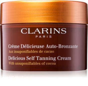 Clarins Sun Self-Tanners крем-автозасмага для тіла та обличчя з маслом какао