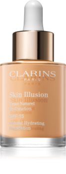 Clarins Face Make-Up Skin Illusion rozjasňující hydratační make-up SPF 15