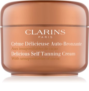 Clarins Sun Self-Tanners Delicious Self Tanning Cream with Unsaponifiables of Cocoa