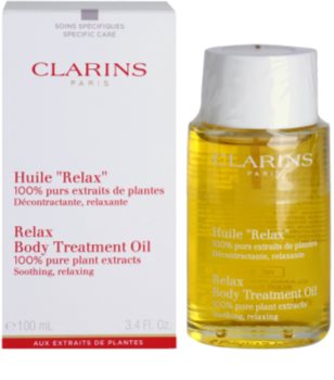 Clarins Body Specific Care óleo corporal relaxante com extratos vegetais
