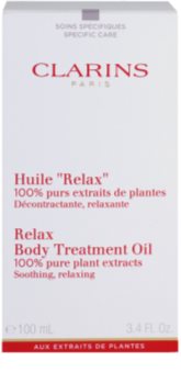 Clarins Body Specific Care entspannendes Bodyöl mit Pflanzenextrakten
