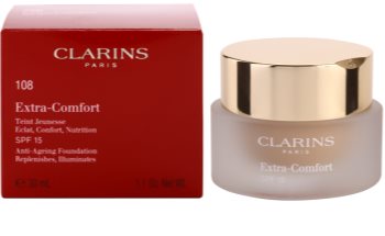 Clarins Face Make-Up Extra-Comfort rozjasňujúci a omladzujúci make-up pre prirodzený vzhľad SPF 15