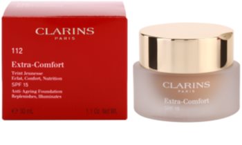 Clarins Face Make-Up Extra-Comfort rozjasňujúci a omladzujúci make-up pre prirodzený vzhľad SPF 15
