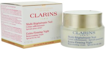 Clarins Extra-Firming crema de noche reafirmante y antiarrugas para pieles secas