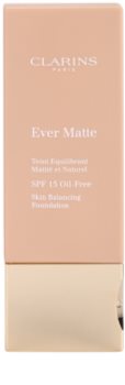 Clarins Face Make-Up Ever Matte machiaj matififiant pentru a minimiza porii SPF 15
