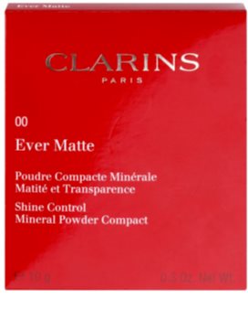 Clarins Face Make-Up Ever Matte Mineral Pressed Powder for a Matte Look