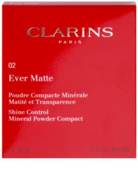 Clarins Face Make-Up Ever Matte kompakter Mineralienpuder für mattes Aussehen