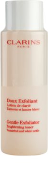 Clarins Exfoliating Care tonik delikatnie złuszczający rozjaśniający