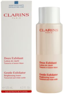 Clarins Exfoliating Care tonik delikatnie złuszczający rozjaśniający