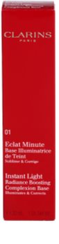 Clarins Face Make-Up Instant Light élénkítő sminkalap a make - up alá