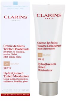 Clarins HydraQuench lehký tónovací krém s hydratačním účinkem SPF 15