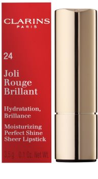 Clarins Lip Make-Up Joli Rouge Brillant hidratáló rúzs magasfényű