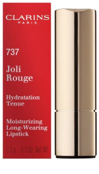 Clarins Lip Make-Up Joli Rouge langanhaltender Lippenstift mit feuchtigkeitsspendender Wirkung