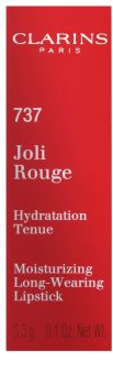 Clarins Lip Make-Up Joli Rouge dlhotrvajúci rúž s hydratačným účinkom