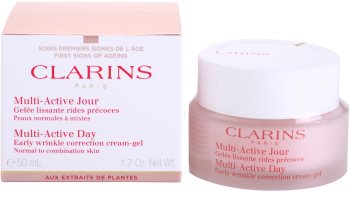 Clarins Multi-Active Crema Gel de zi pentru netezirea liniilor fine pentru piele normala si mixta