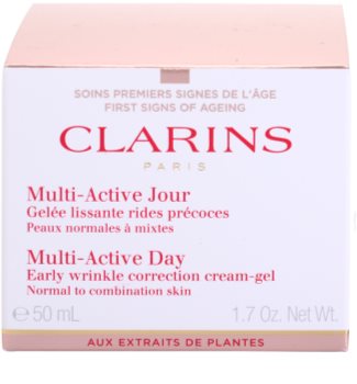 Clarins Multi-Active Crema Gel de zi pentru netezirea liniilor fine pentru piele normala si mixta