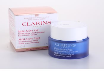 Clarins Multi-Active crema de noche reparadora revitalizante para pieles normales y mixtas