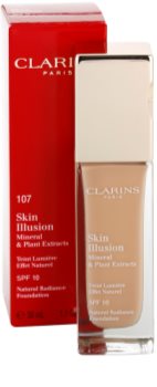 Clarins Face Make-Up Skin Illusion machiaj de stralucire pentru un look natural SPF 10
