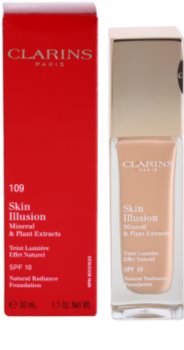 Clarins Face Make-Up Skin Illusion machiaj de stralucire pentru un look natural SPF 10