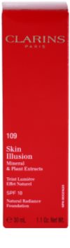 Clarins Face Make-Up Skin Illusion machiaj de stralucire pentru un look natural SPF 10