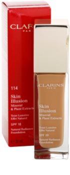 Clarins Face Make-Up Skin Illusion освітлюючий тональний крем SPF 10