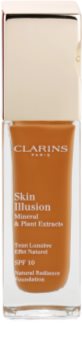 Clarins Face Make-Up Skin Illusion aufhellendes Make up für einen natürlichen Look LSF 10