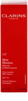 Clarins Face Make-Up Skin Illusion aufhellendes Make up für einen natürlichen Look LSF 10