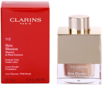 Clarins Face Make-Up Skin Illusion пудрова тональна основа зі щіточкою