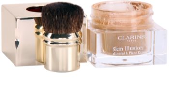 Clarins Face Make-Up Skin Illusion пудрова тональна основа зі щіточкою