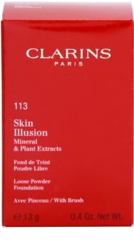 Clarins Face Make-Up Skin Illusion пудрова тональна основа зі щіточкою