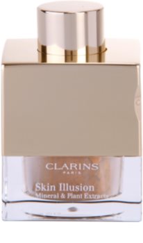 Clarins Face Make-Up Skin Illusion sypký pudrový make-up pro přirozený vzhled se štětečkem