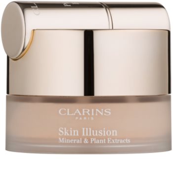 Clarins Face Make-Up Skin Illusion púdrový make-up so štetčekom