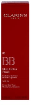 Clarins Face Make-Up BB Skin Detox Fluid krem BB o działaniu nawilżającym SPF 25