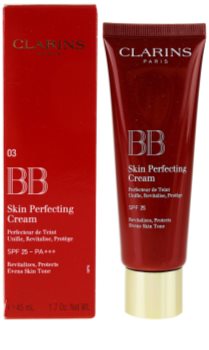 Clarins Face Make-Up BB Skin Perfecting Cream BB Creme für ein makelloses und gleichmäßiges Aussehen der Haut SPF 25