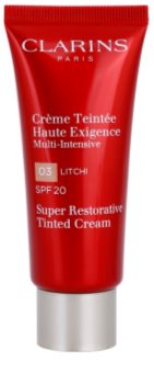 Clarins Super Restorative crema con color regeneradora antiarrugas SPF 20