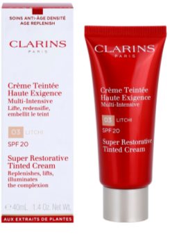 Clarins Super Restorative Regenerating Anti-Wrinkle Tinted Moisturiser SPF 20