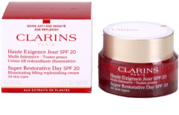 Clarins Super Restorative ránctalanító nappali lifting krém minden bőrtípusra SPF 20