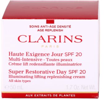 Clarins Super Restorative ránctalanító nappali lifting krém minden bőrtípusra SPF 20