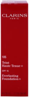 Clarins Face Make-Up Everlasting Foundation+ langlebiges Flüssig Make-up LSF 15
