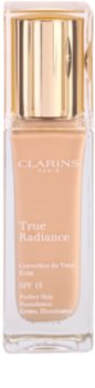 Clarins Face Make-Up True Radiance aufhellendes und feuchtigkeitsspendendes Make up für einen perfekten Look LSF 15